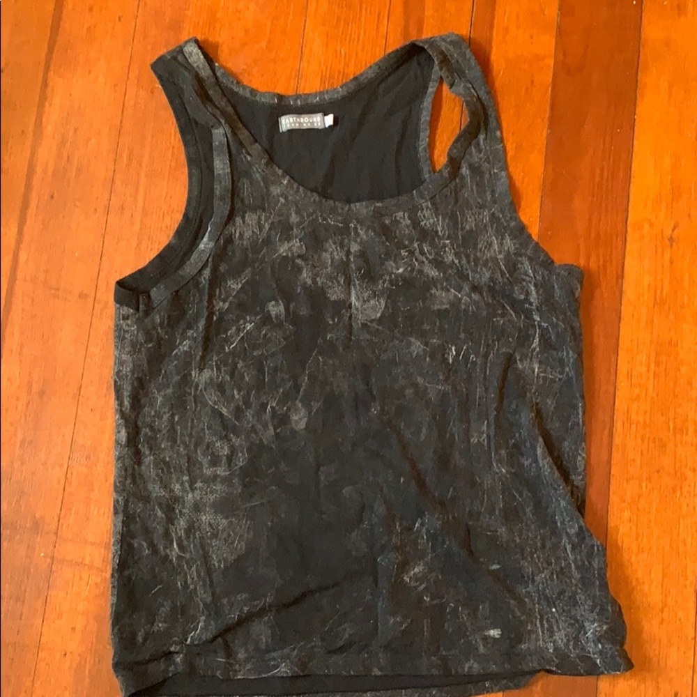 Stone grey tank top